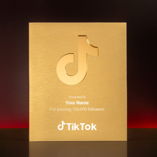 Tiktok Golden Small Button