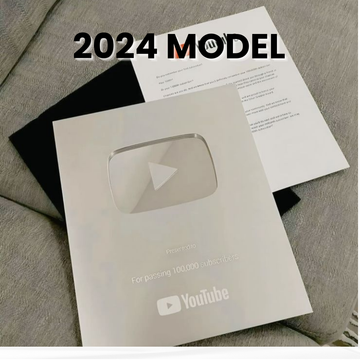 Silver Play Button (2024 version) 10*12inch