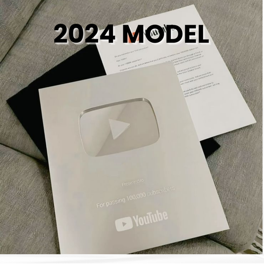 Silver Play Button (2024 version) 10*12inch